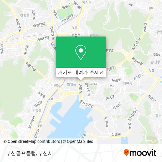 부산골프클럽 지도