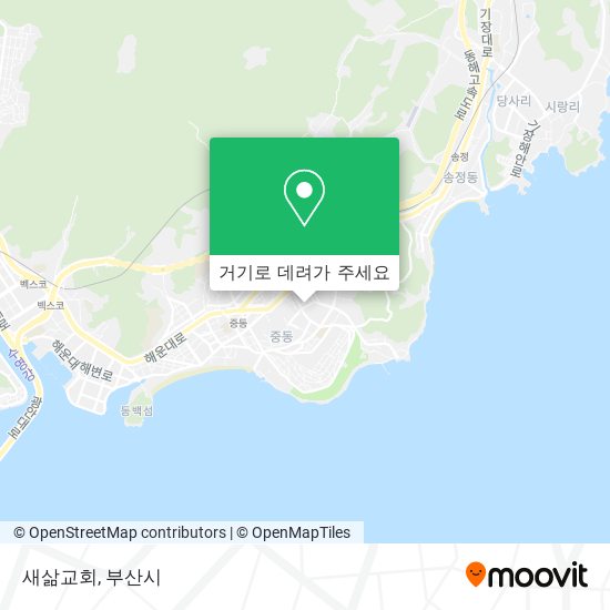 새삶교회 지도