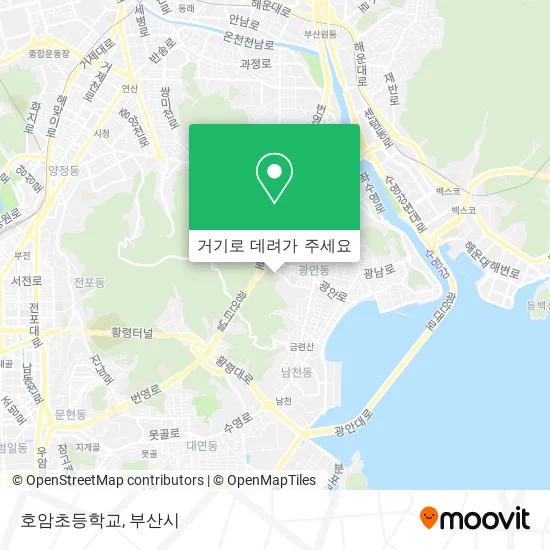 호암초등학교 지도