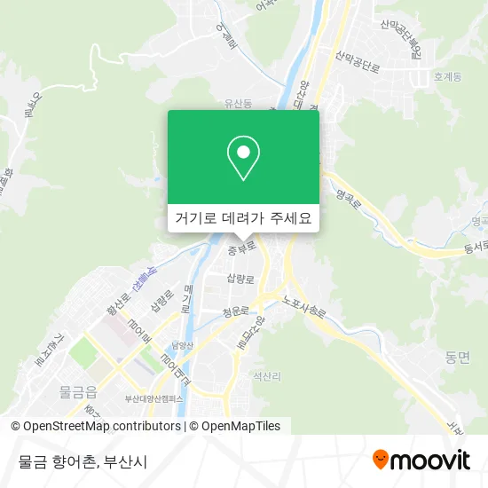 물금 향어촌 지도