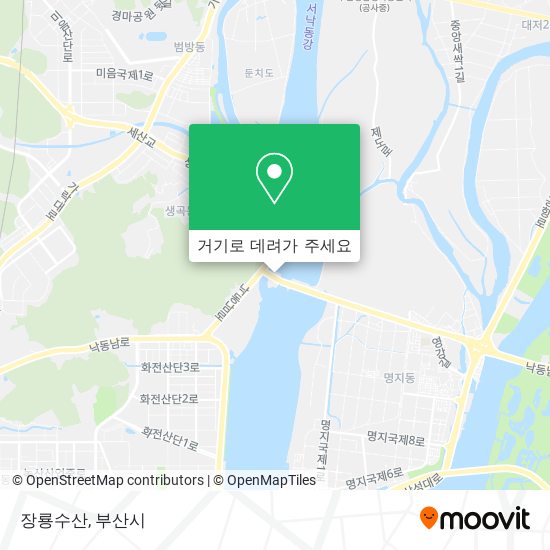 장룡수산 지도