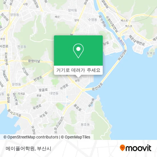 메이플어학원 지도