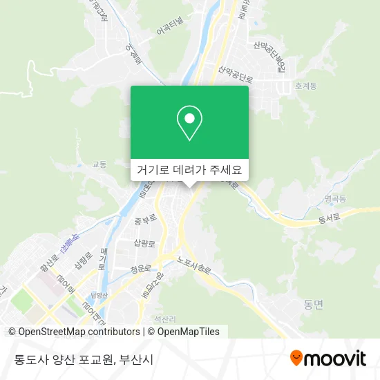 통도사 양산 포교원 지도