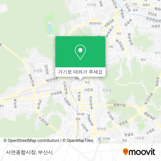 서면종합시장 지도
