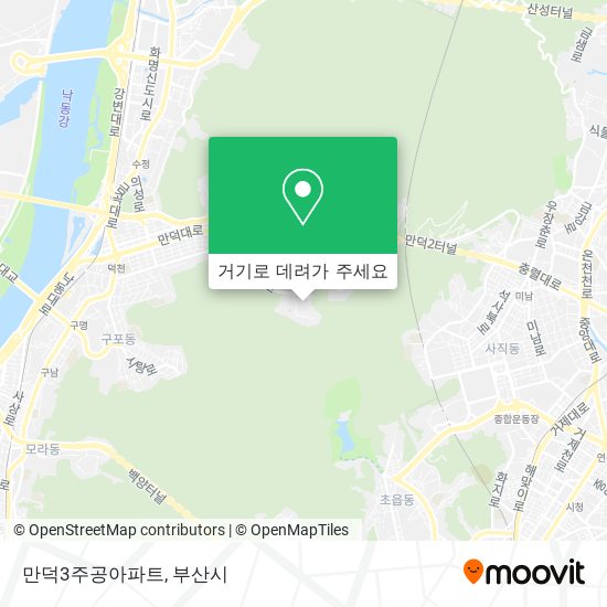 만덕3주공아파트 지도