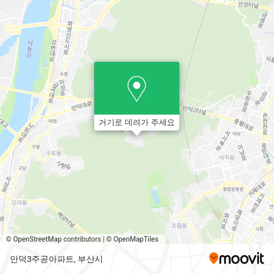 만덕3주공아파트 지도