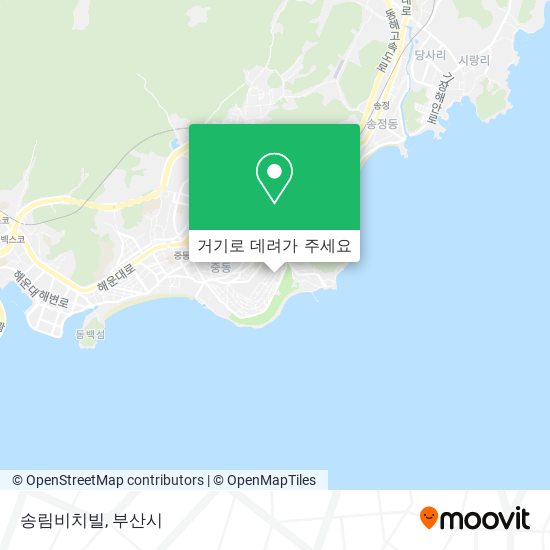 송림비치빌 지도