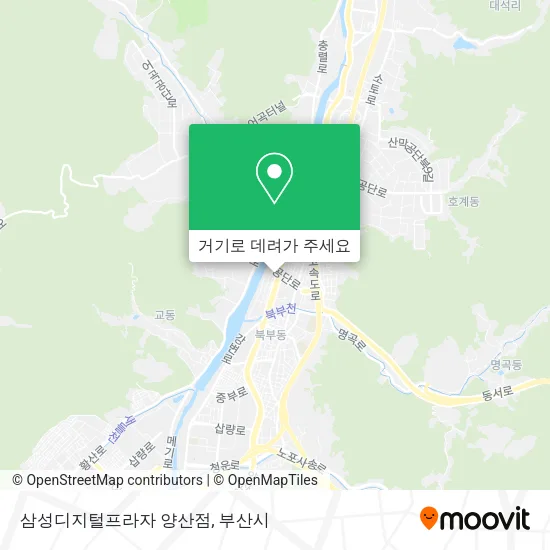 삼성디지털프라자 양산점 지도