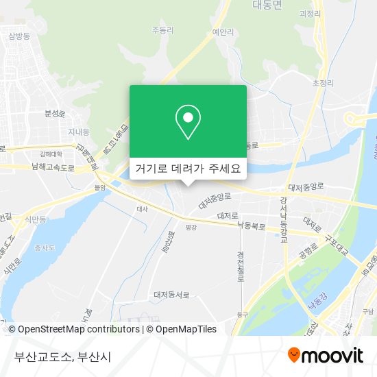 부산교도소 지도