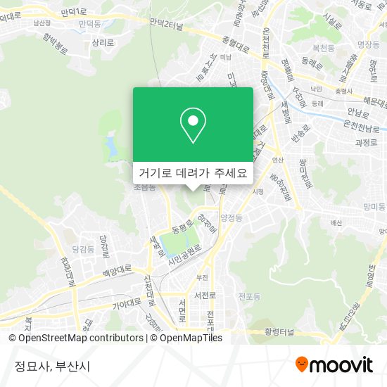 정묘사 지도