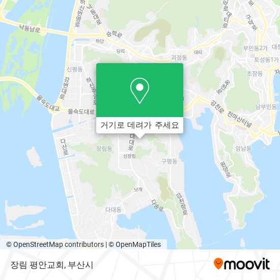 장림 평안교회 지도