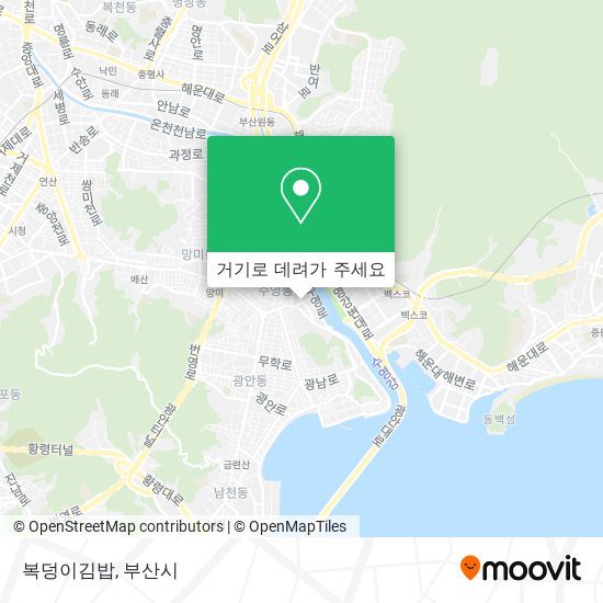 복덩이김밥 지도