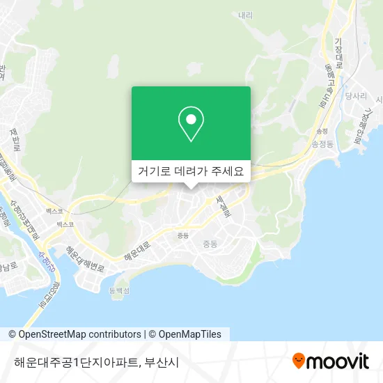 해운대주공1단지아파트 지도