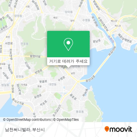 남천써니빌라 지도