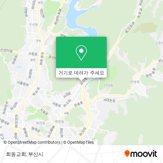 회동교회 지도