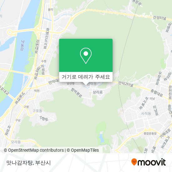 맛나감자탕 지도