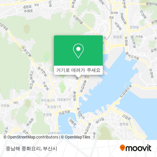 중남해 중화요리 지도
