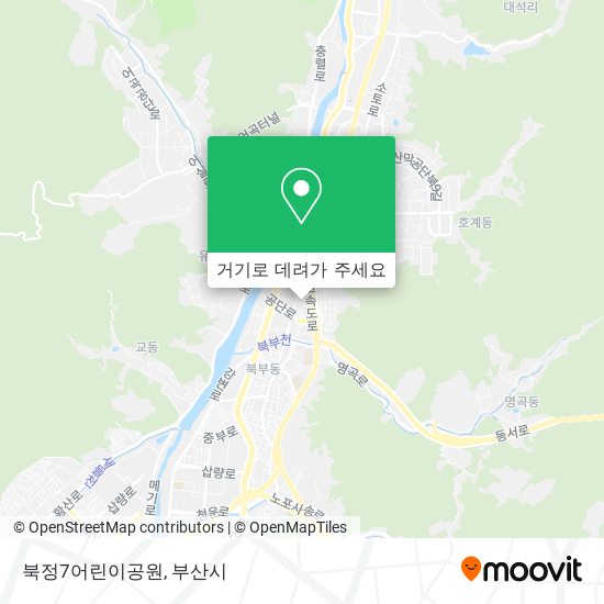 북정7어린이공원 지도