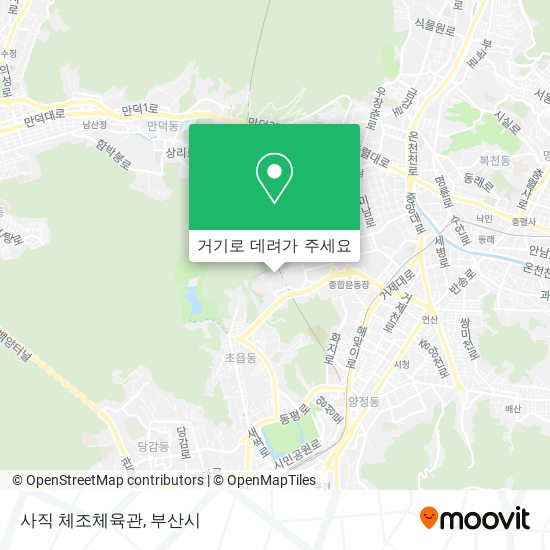 사직 체조체육관 지도