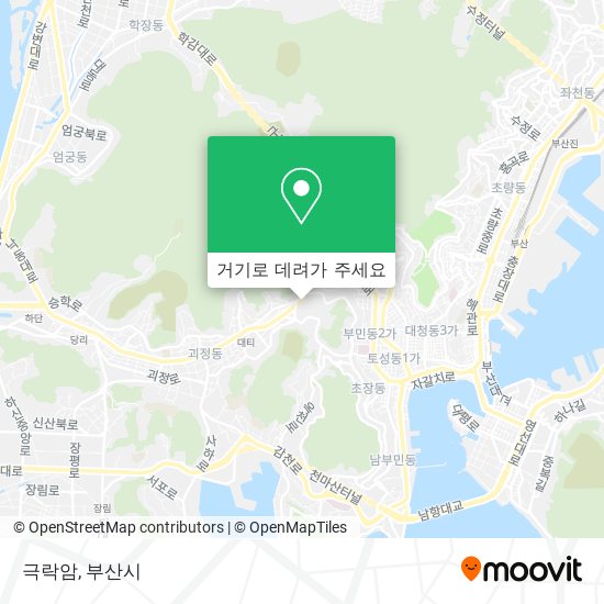 극락암 지도