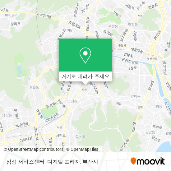 삼성 서비스센터 -디지털 프라자 지도