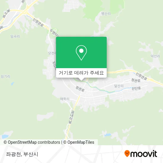 좌광천 지도