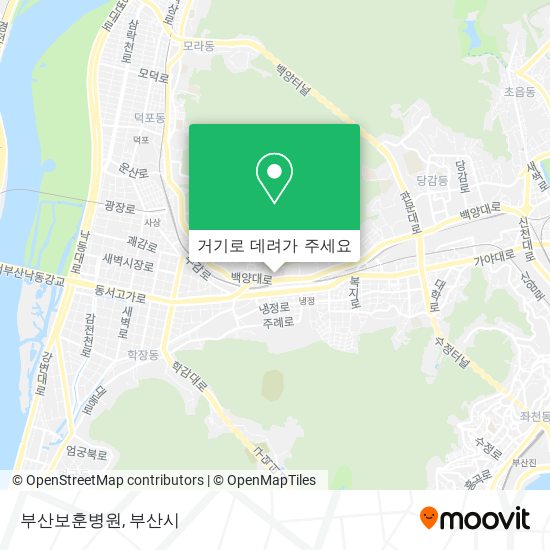 부산보훈병원 지도