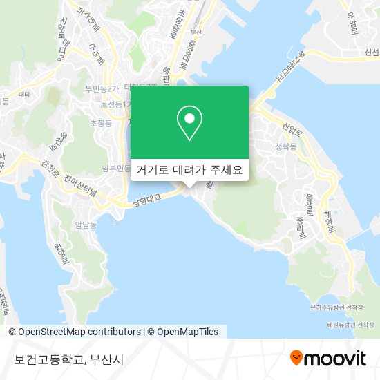 보건고등학교 지도