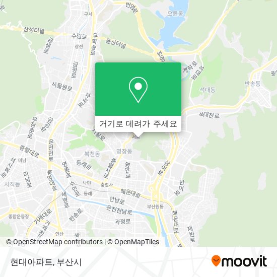 현대아파트 지도