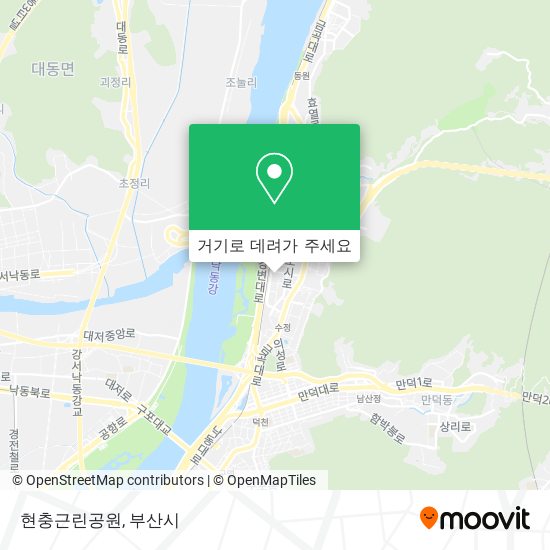 현충근린공원 지도