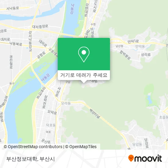 부산정보대학 지도
