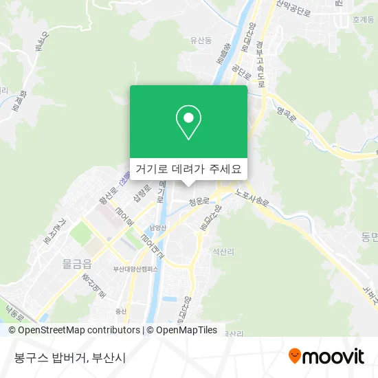 봉구스 밥버거 지도