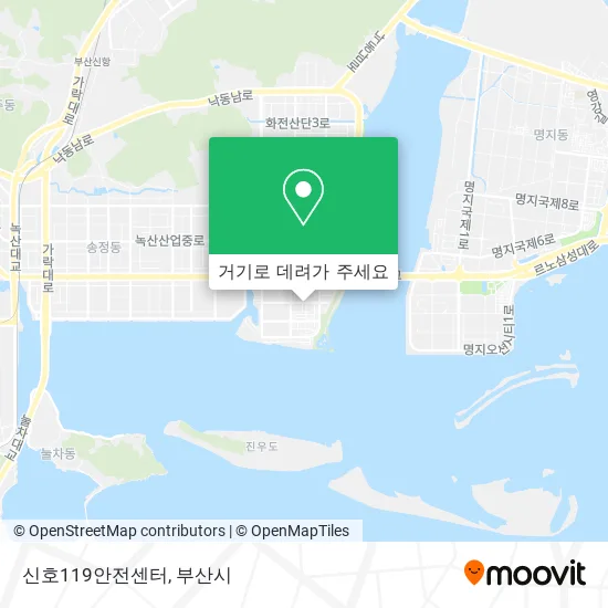 신호119안전센터 지도