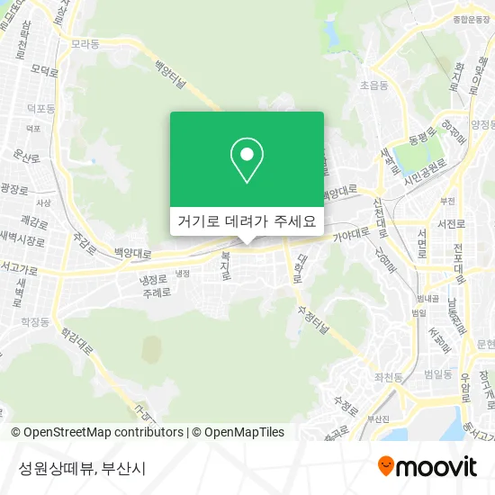 성원상떼뷰 지도