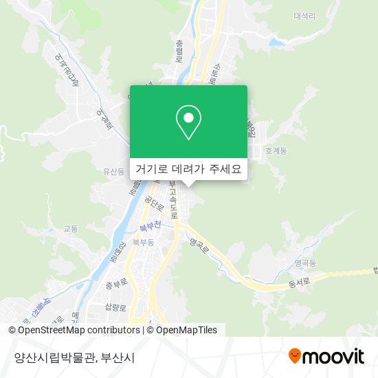 양산시립박물관 지도