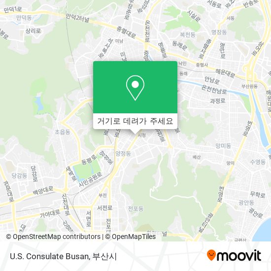 U.S. Consulate Busan 지도