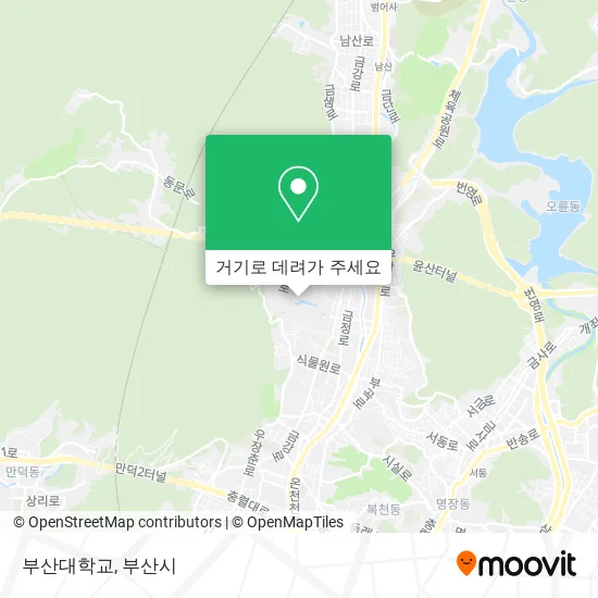 부산대학교 지도