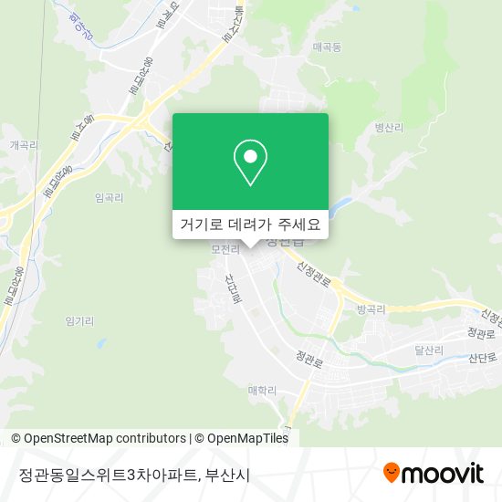 정관동일스위트3차아파트 지도