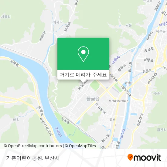 가촌어린이공원 지도