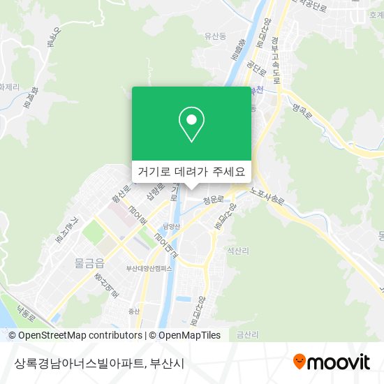 상록경남아너스빌아파트 지도