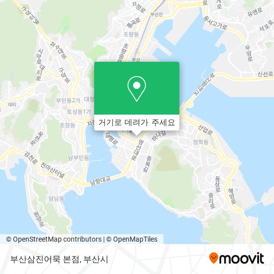 부산삼진어묵  본점 지도