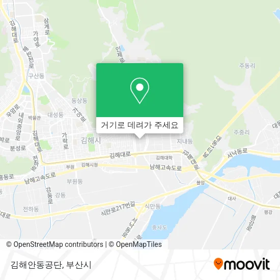 김해안동공단 지도