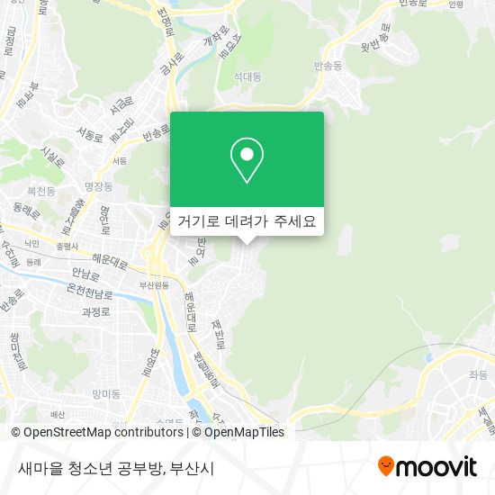 새마을 청소년 공부방 지도