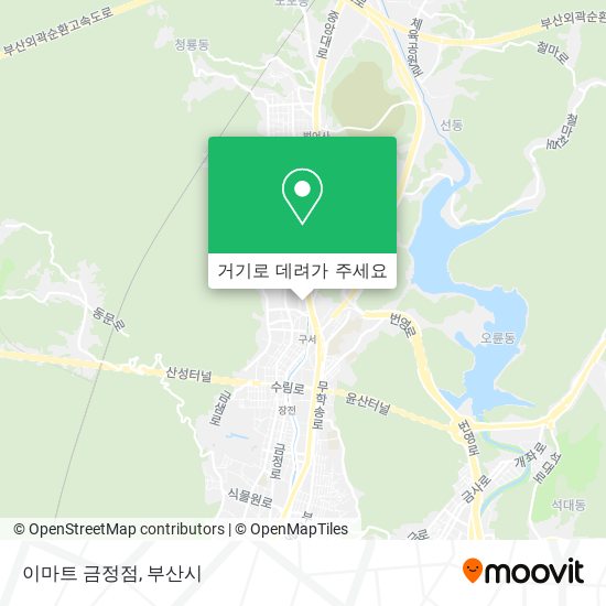 이마트 금정점 지도