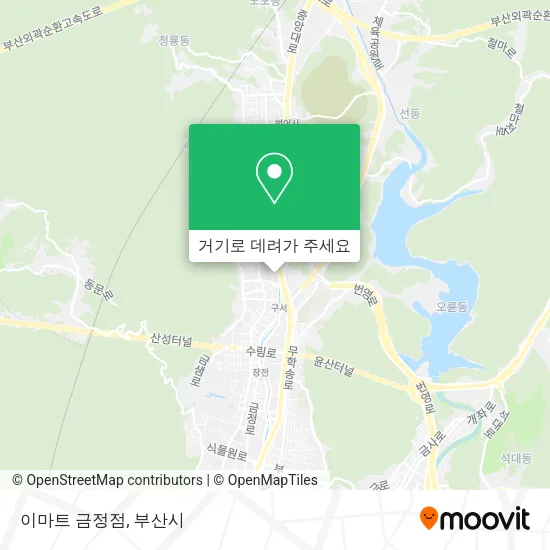 이마트 금정점 지도