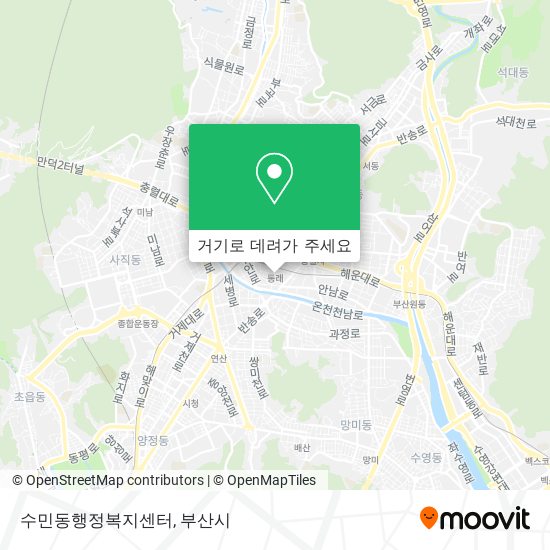 수민동행정복지센터 지도