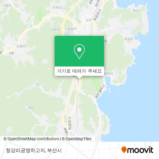 청강리공영차고지 지도