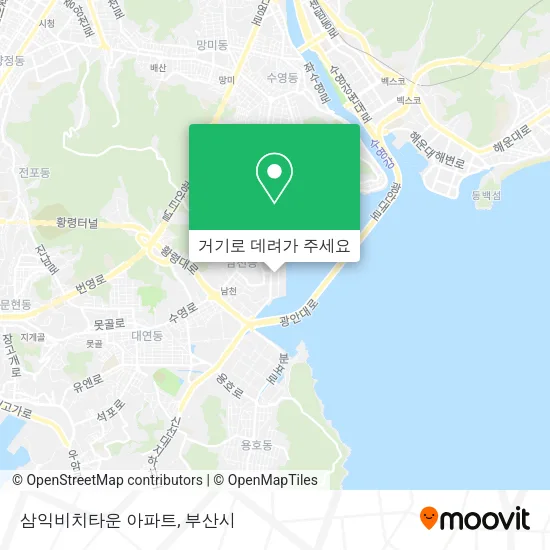 삼익비치타운 아파트 지도