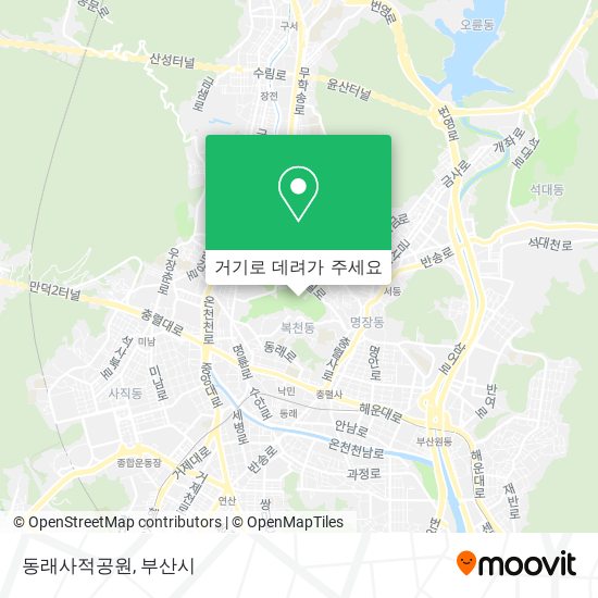 동래사적공원 지도
