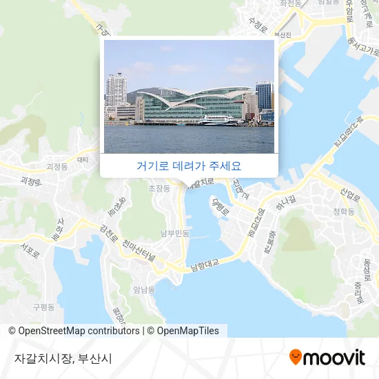 자갈치시장 지도